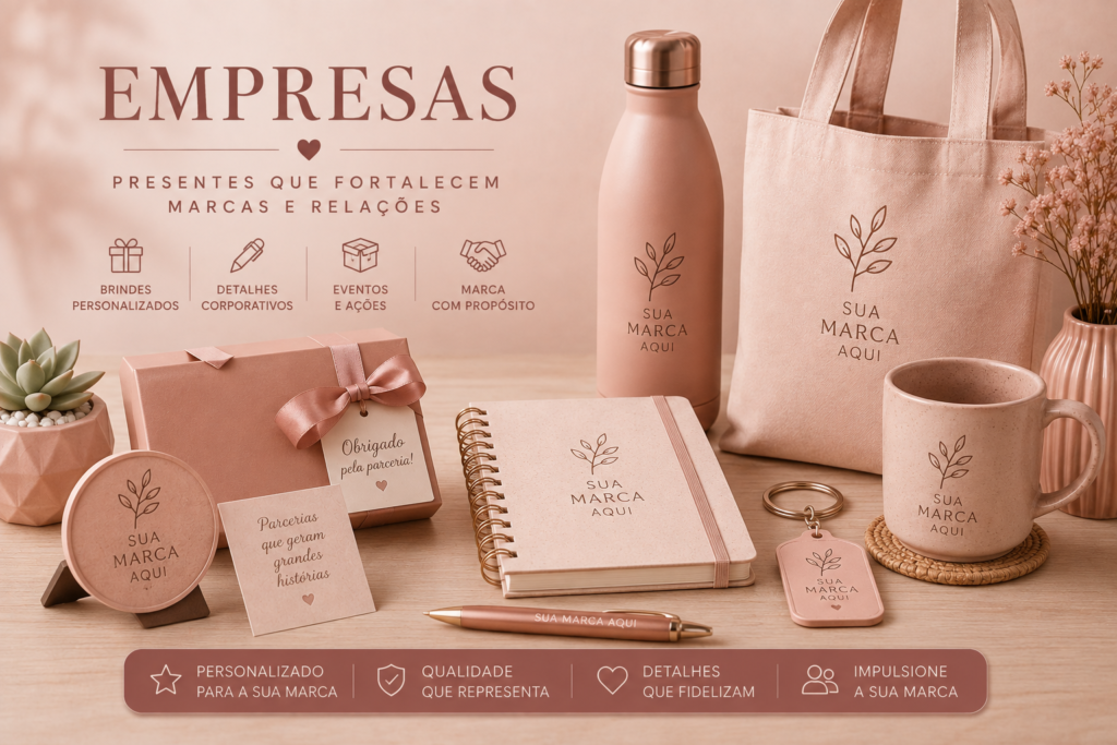 Presentes personalizados para empresas